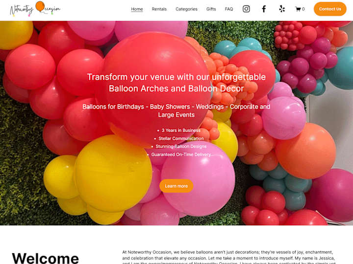 Cover image for Squarespace website design and development