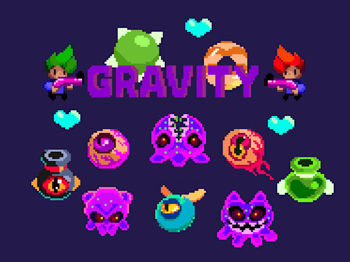 Cover image for Gravity for 3-days SibGameJam24 (Unity's built-in audio system)