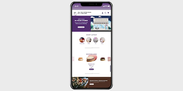 Cover image for Coffee Bean & Tea Leaf SG | Website Redesign