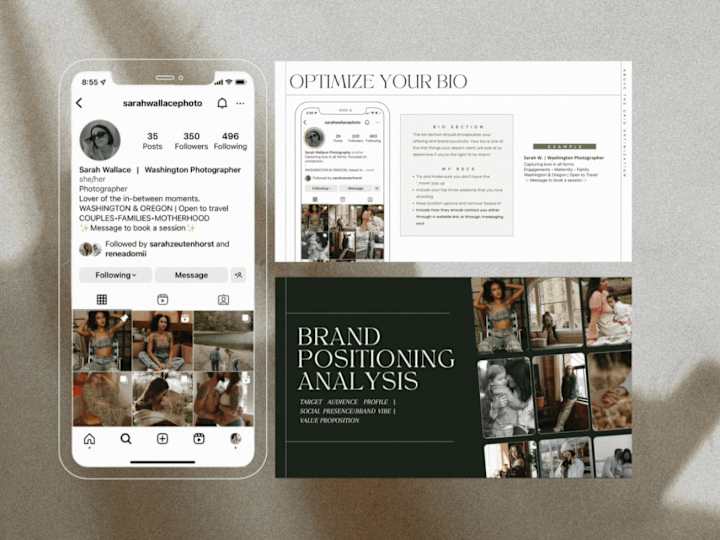 Cover image for Sarah W. Photography | Social Media Marketing Strategy Audit 