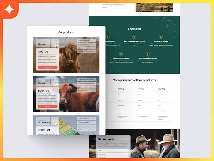 Cover image for MicroTraks: design and Webflow dev for livestock industry site