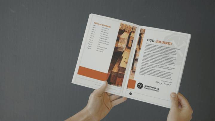 Cover image for Manitoulin Timber Frames - Consumer Booklet