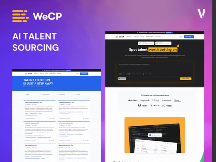 Cover image for Responsive Ai SaaS Talent Assessment Website - WeCP
