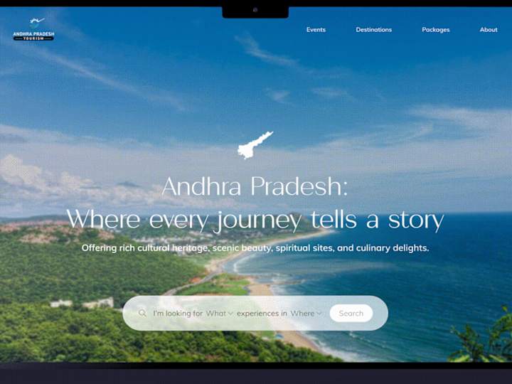 Cover image for Website Redesign for AP Tourism