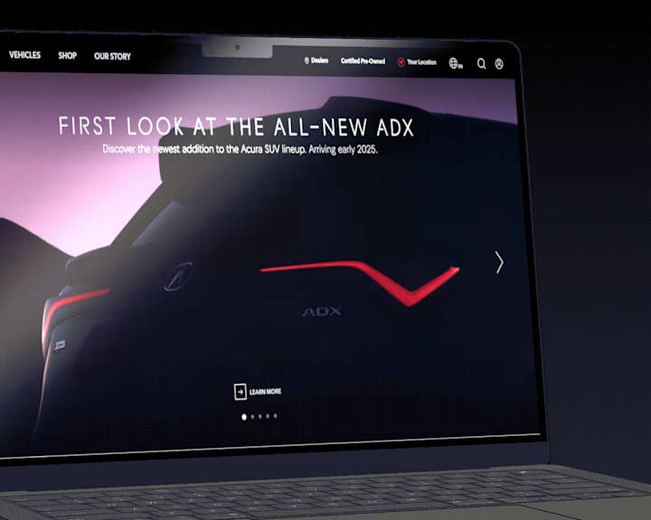 Cover image for Responsive Website Screens for Acura & Honda