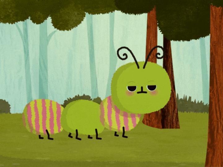 Cover image for Animation · Lara, the Caterpillar and the Bedtime