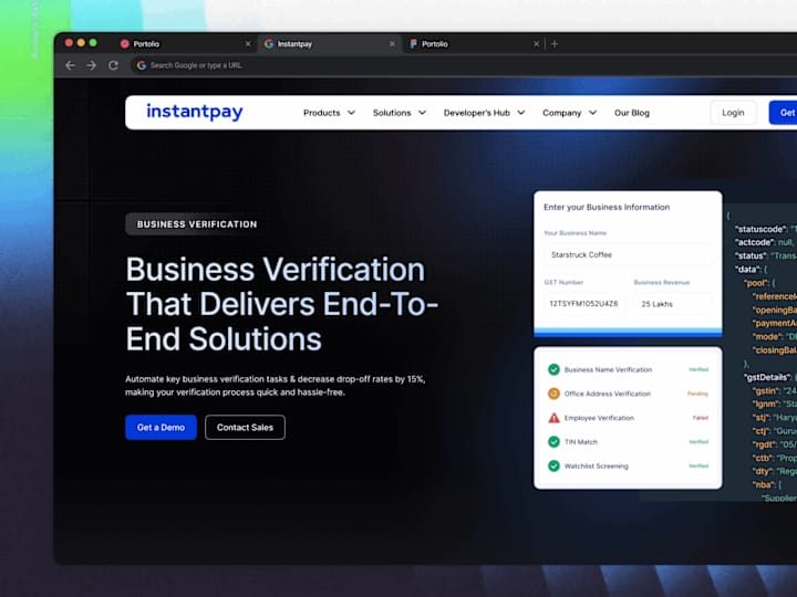 Cover image for Instantpay - Business Banking SaaS Platform