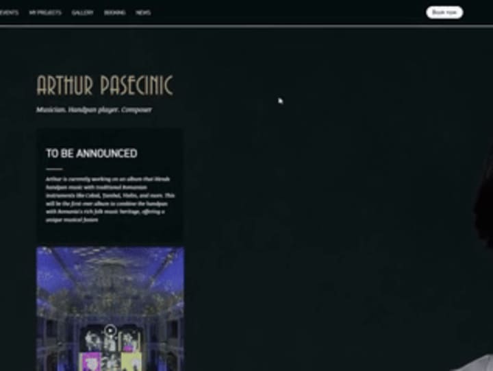 Cover image for Website Design - Arthur Pasecinic