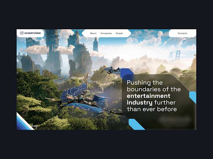 Cover image for OV Entertaiment // Website design and development
