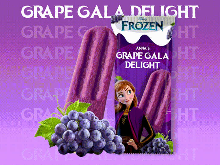 Cover image for Frozen As Ice Cream - Package Design