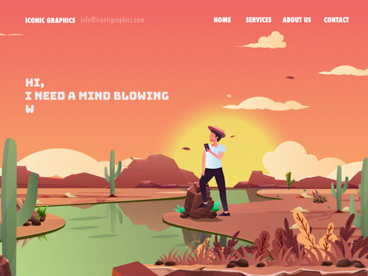 Cover image for Animated Landing Page