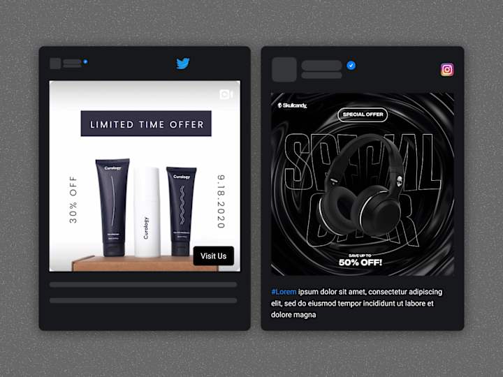 Cover image for Custom Social Media Profile, Post & Cover Designs