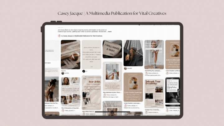 Cover image for Pinterest Management for Casey Jacque