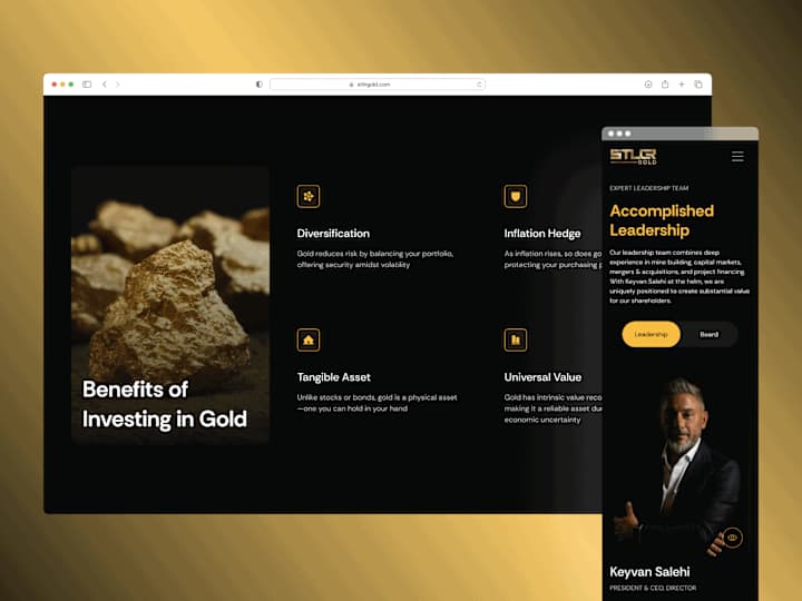 Cover image for STLLR Gold | Redesign & Framer Development