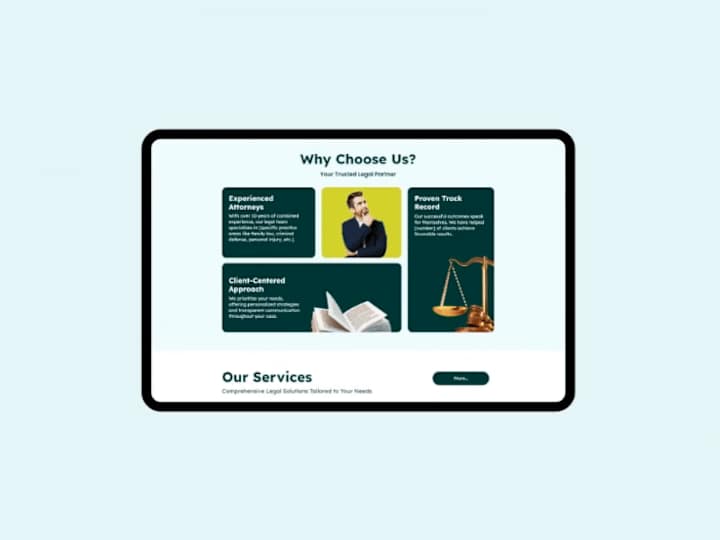 Cover image for Sterling Legal – Framer Development for Law Firms