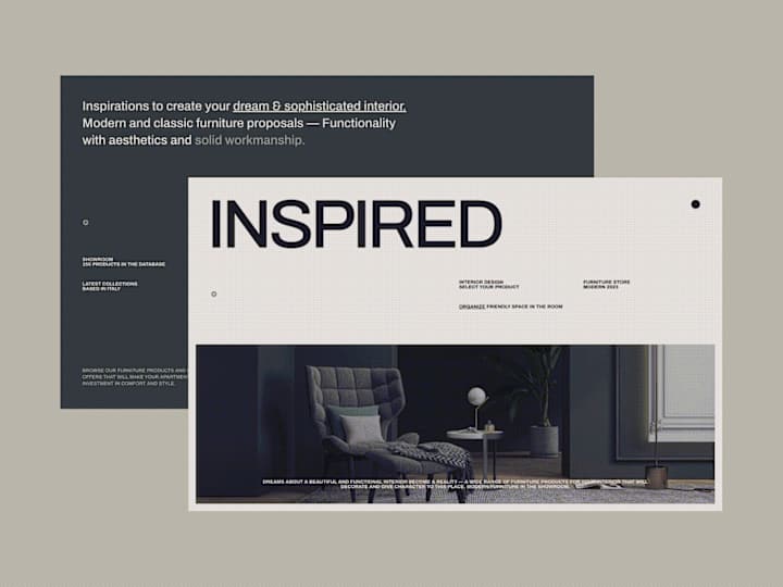 Cover image for INSPIRED | Website Design Concept