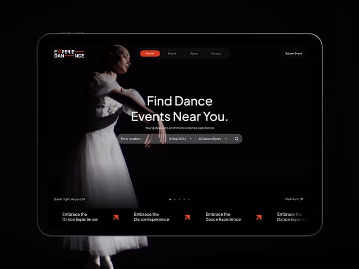 Cover image for Experience Dance - Website Event