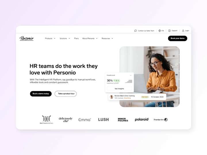 Cover image for Personio Web Animations