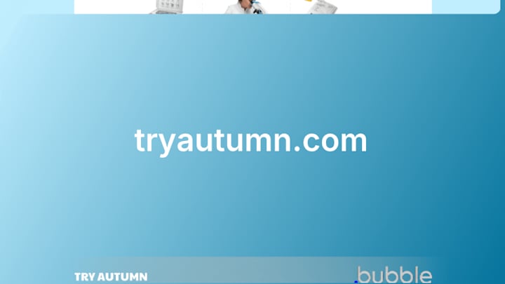Cover image for TryAutumn: Bubble.io Development for AI CRM & E-commerce