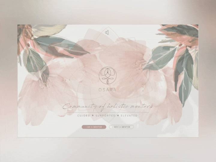 Cover image for OSARA: Landing Page for a Mentors & Healers Platform
