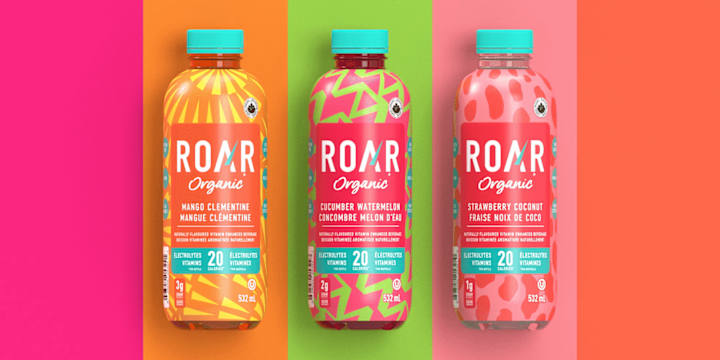 Cover image for Roar Organic - Bottle & Shrinkwrap
