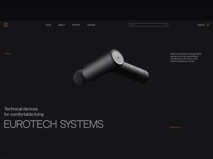 Cover image for Online Store Eurotech Technology