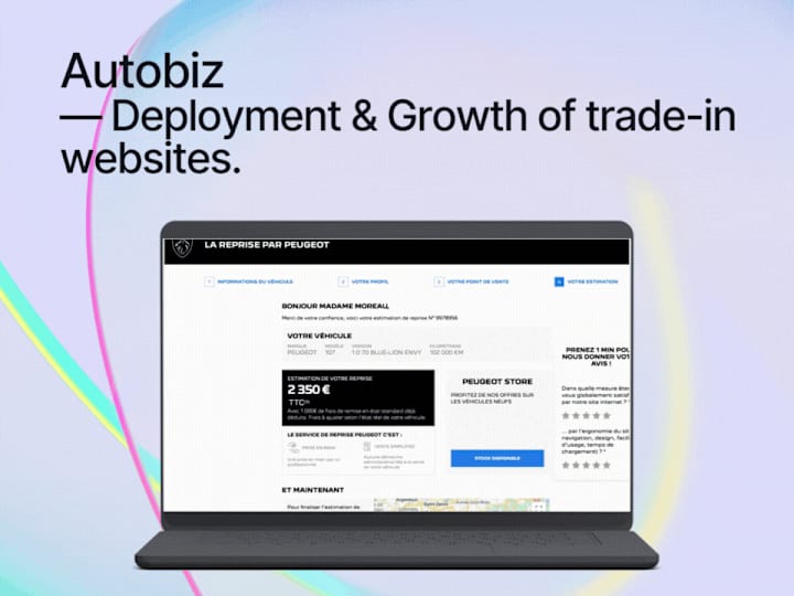 Cover image for Deployment & Growth of Vehicle Trade-In Websites