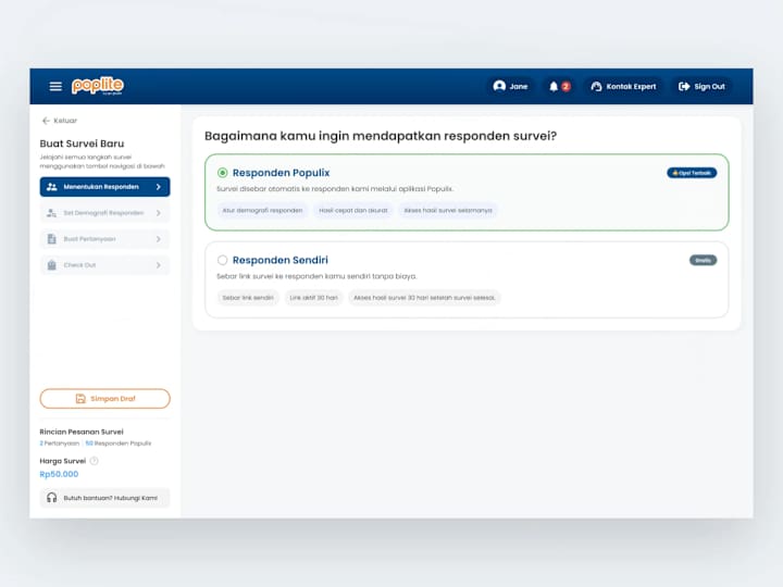 Cover image for Redesigning Poplite Survey Creation Flow to Simplify the UX 