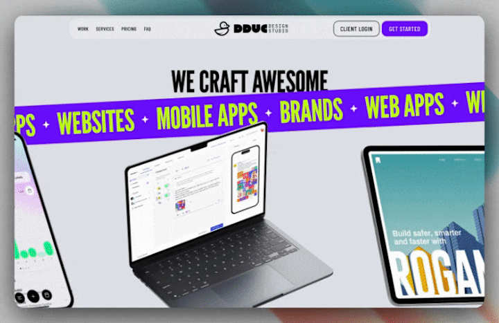 Cover image for DDUC Design Studio Website - Made in Framer