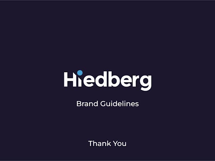 Cover image for Hieberg Branding Project | Brand Manual