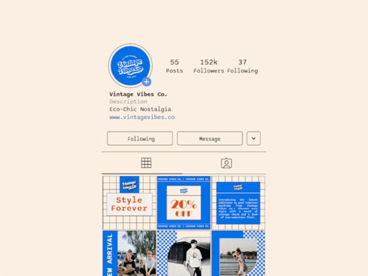 Cover image for 👕Brand Identity for Clothing Brand | Eco-chic Nostalgic Style 