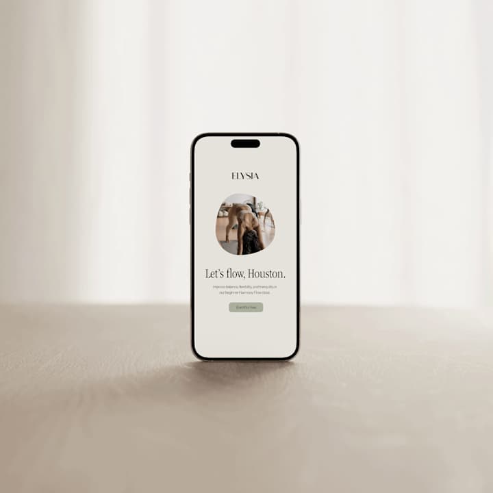 Cover image for Elysia Yoga Studio | Branding, Web Design, Digital Design