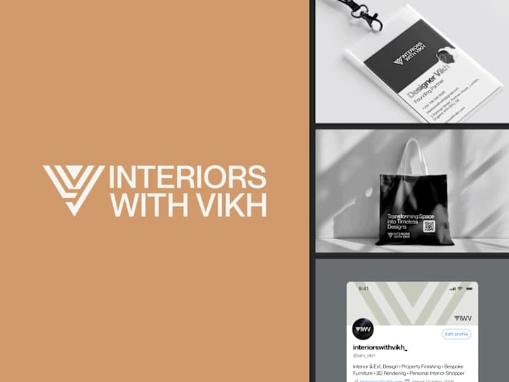 Cover image for Brand Repositioning for InteriorsWithVikh