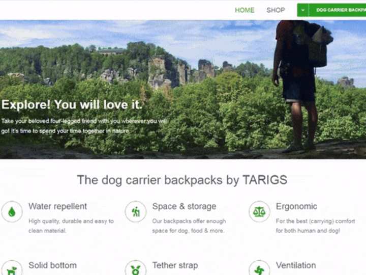 Cover image for Tarigs - Pet Brand eCommerce Store Development