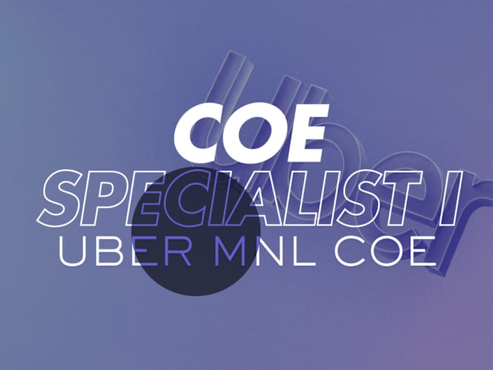 Cover image for UBER ✧ COE Specialist I - Driver Expert