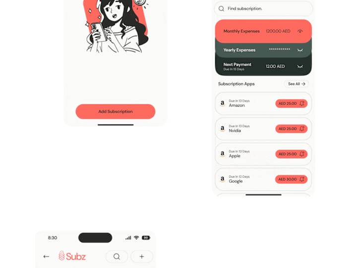 Cover image for Subz - Subscription Tracker