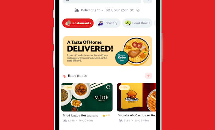 Cover image for FindChow - Food delivery app