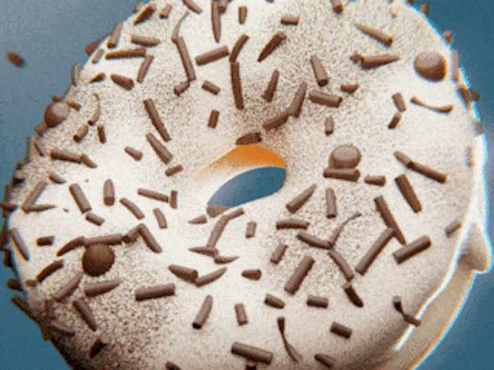 Cover image for 3D Modeling & Animation - Tiramisu Donut 