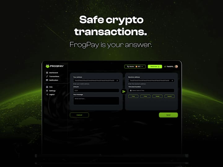 Cover image for FrogPay - Crypto Payment Platform