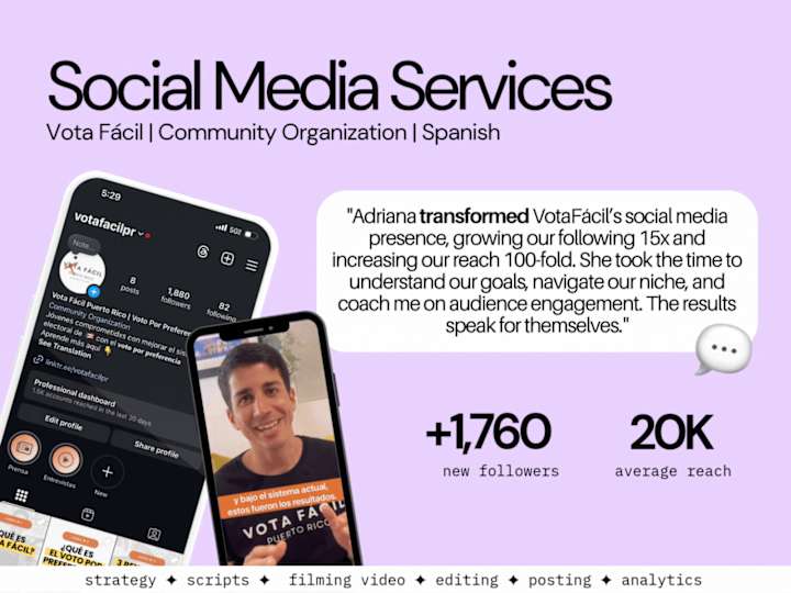 Cover image for Social Media Services | Gov. Organization in Puerto Rico