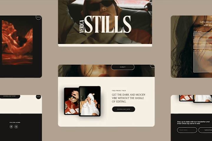 Cover image for Verica Stills | Website Design + Email Design