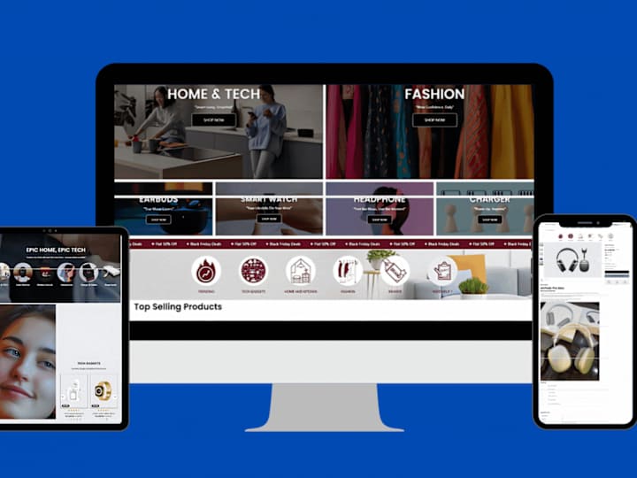 Cover image for Multi-niche Shopify E-commerce Store