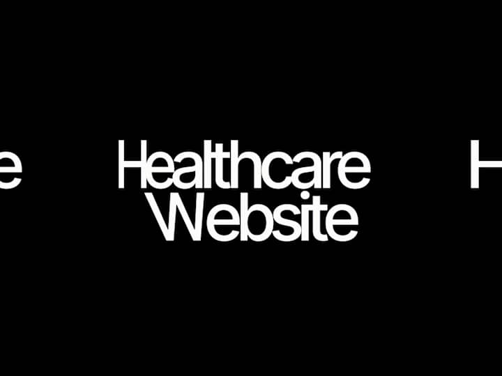 Cover image for Healthcare Website