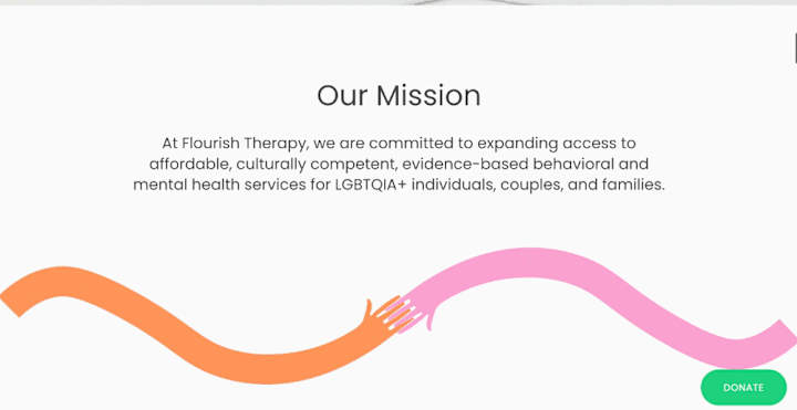 Cover image for Flourish Therapy Inc. | Web Design & Brand Identity Refresh 🌈