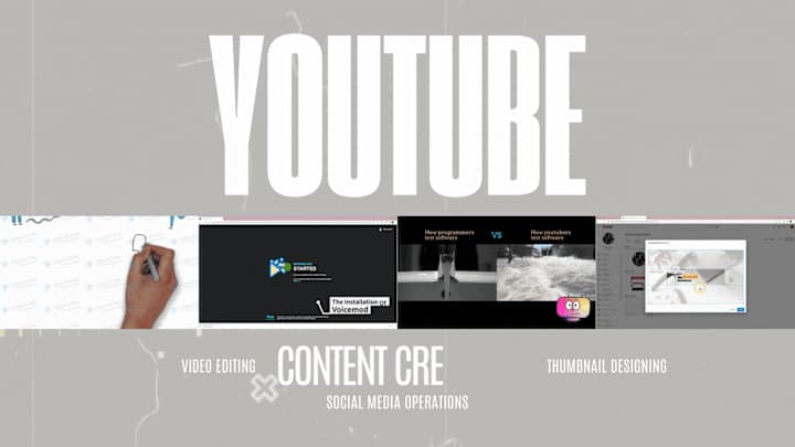 Cover image for YouTube Channel | Video Editing & Thumbnail Design