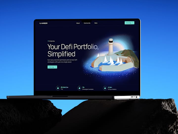 Cover image for Harbor DeFi Yield Optimizer — End-to-End Web Design & Build