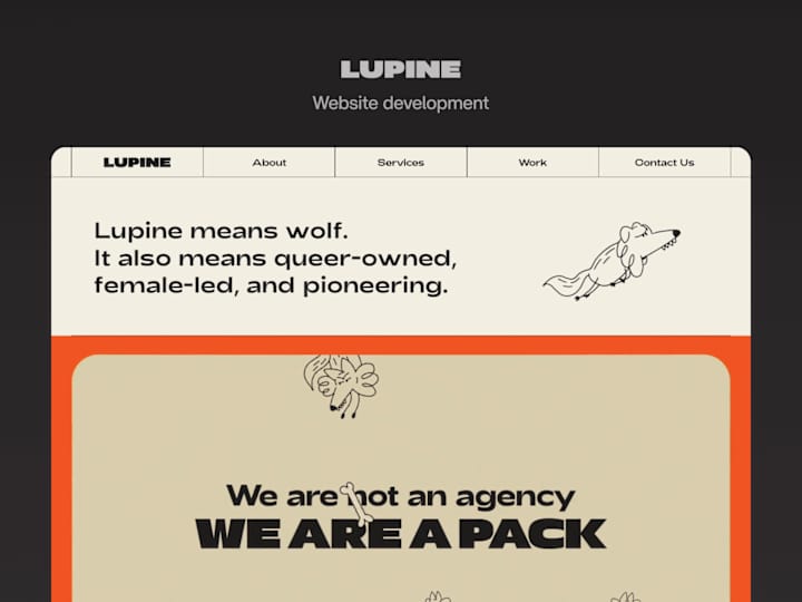 Cover image for Lupine Creative - Framer Website Development