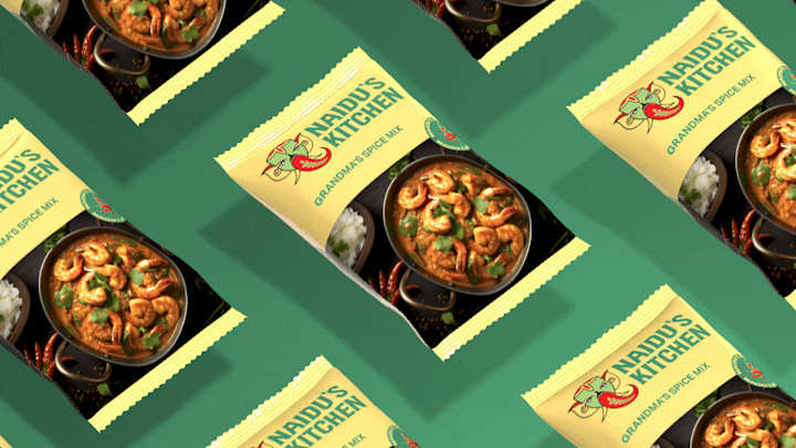Cover image for Naidu's Kitchen - Brand Identity Design