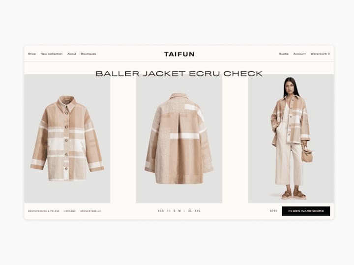 Cover image for TAIFUN ⏐ E-Commerce Design