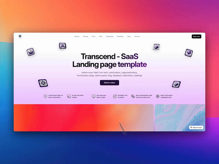 Cover image for Transcend - SaaS Framer Template